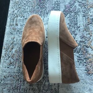 Vince slide sneakers brown